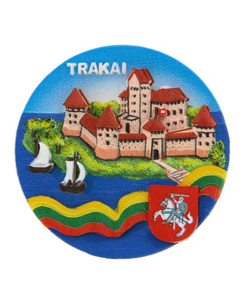 Apvalus magnetukas Trakai